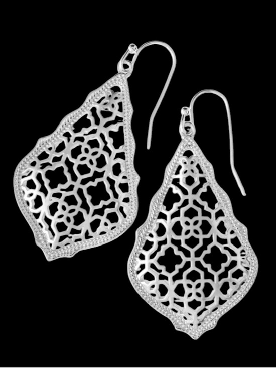 Kendra Scott Jewelry - Kendra Scott Addie Drop Earrings in Silver Filigree